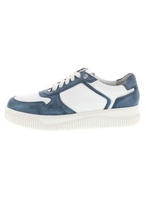 Reflexan Damen Sneaker, Gr. 37, blau, Glattleder, Nubukleder, sportlich, Schuhe