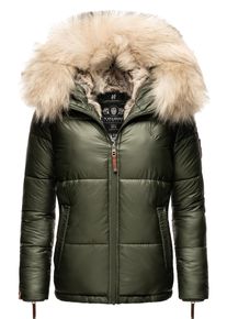 Navahoo Damen Winterjacke "Tikunaa", grün, modisch, Gr. M, Oberstoff: 100% Nylon, Futter: 100% Polyester, Wattierung: 100% Polyester, Ärmelfutter: