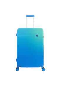 Saxoline Koffer "Twist", blau, modisch, Koffer, aus ABS/PC-Material