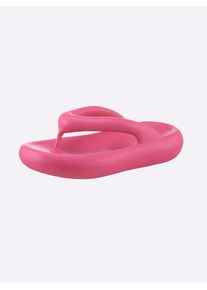 Heine Damen Zehentrenner, Gr. 36, pink, Synthetik, modisch, Schuhe