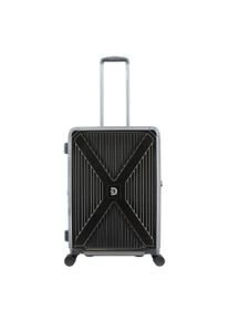 DISCOVERY Koffer "Crossroad", schwarz, Polyester, sportlich, Koffer, aus Polycarbonat-Material