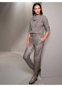 Heine Damen Rollkragenpullover "Pullover", grau, Gr. 36, unifarben, 42% Viskose, 30% Lyocell, 28% Polyester, Pullover
