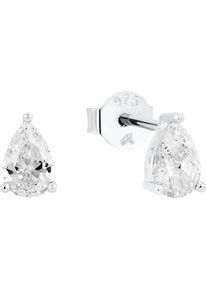 Amor Damen Paar Ohrstecker "2039271, 2039272", Silber 925 (Sterlingsilber), silber, Silber 925 (Sterlingsilber), Ohrringe, mit Zirkonia (synth.) oder