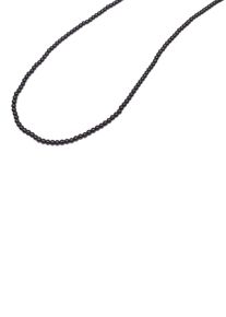 Firetti Damen Lange Kette "Schmuck Geschenk Halsschmuck Halskette Edelsteinkette Hämatit", Stein, L: 90cm B: 3mm, grau, Stein, B:3mm, Halsketten,