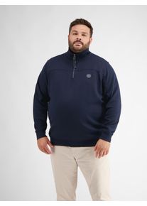 Lerros Herren Sweatshirt "Lerros Sweat-Troyer mit Steppnähten", blau, Gr. 6XL, 100% Baumwolle, Sweatshirts