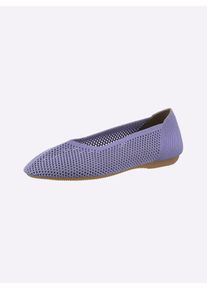 Andrea Conti Damen Ballerina, Gr. 42, lila, Textil, modisch, Schuhe