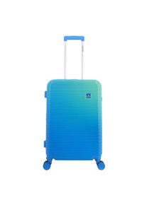 Saxoline Koffer "Twist", blau, modisch, Koffer, aus ABS/PC-Material