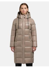 Khujo Damen Steppmantel "Shane2-YM", beige, modisch, Gr. S, Obermaterial: 100% Nylon, Innenfutter: 100% Nylon, Wattierung: 100% Polyester, Mäntel,
