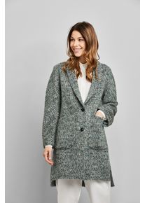 Bugatti Damen Kurzmantel, grün, casual, Gr. 34, 34% Polyacryl, 27% Polyester, 21% Wolle, 9% Alpaka, 9% Wolle, Mäntel, mit Alpakawoll-Anteil