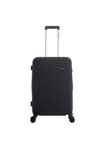 Saxoline Koffer "Twist", schwarz, modisch, Koffer, ABS/PC Material