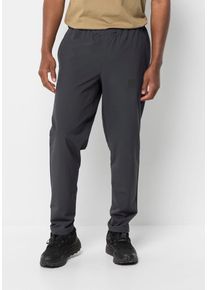 Jack Wolfskin Herren Bikerhose "BIKE COMMUTE PANTS M", grau, Gr. S, OBERSTOFF: 89% POLYESTER, 11% ELASTHAN; Futter: 100% POLYESTER, Hosen