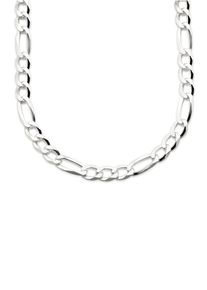 Bruno Banani Herren Kette ohne Anhänger "Schmuck Geschenk Silber 925 Halsschmuck Halskette Figarokette", 55, Silber 925 (Sterlingsilber), L: 55cm B: