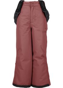 ZIGZAG Kinder Skihose "Soho", braun, casual, Gr. 164, unifarben, 88% Polyester, 12% Elasthan, Hosen, mit abnehmbaren Hosenträgern