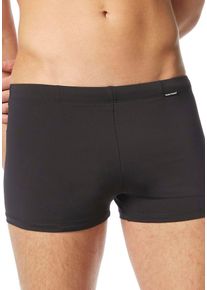 Bruno Banani Herren Badehose, schwarz, klassisch, Gr. M, unifarben, Polyamid, Badehosen