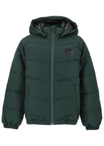 ZIGZAG Kinder Outdoorjacke "Flake", grün, casual, Gr. 116, unifarben, 100% Polyester, Jacken, mit waschbarer Kunstdaune