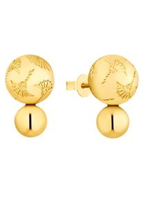 JOOP! JOOP Damen Paar Ohrstecker "2035026", Edelstahl, gold, Edelstahl, Ohrringe
