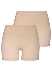 Lascana Boxer beige Gr. 32/34 für Damen. Eng