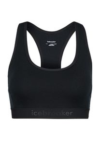 Icebreaker 125 Zoneknit Racerback Bra Sport-BH Damen (Gr L |schwarz)