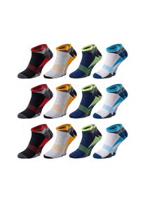 Chili Lifestyle Sneaker Socken COLOR AirGrip 12 Paar Baumwolle Weichbund