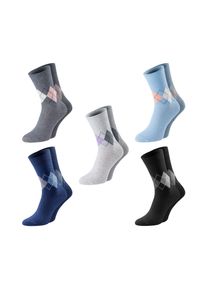 Chili Lifestyle Damen Socken LADY DIAMOND Karo 10 Paar Baumwolle Weichbund
