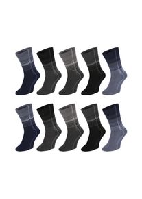 Chili Lifestyle Herren Socken Streifen 10 Paar Baumwolle Weichbund