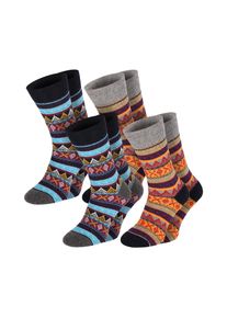 Chili Lifestyle Wollsocken COLOR super warm 4 Paar Schafwolle Winter