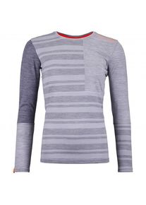 Ortovox 185 Rock'N'Wool Long Sleeve Merinounterwäsche Damen Skitouren (Gr S |lila)