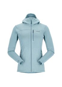 Rab Graviton Hoody Fleecejacke Damen (Gr 16 |türkis/grau)
