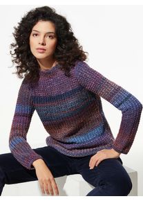 Walbusch Grobstrick-Pullover Farbverlauf