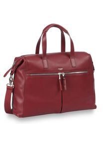 Knomo Mayfair Luxe Audley Aktentasche 14 Zoll 120-101-burgundy