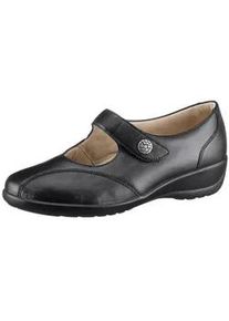 Ballerina, Damen, Gr. 7.5, schwarz, Lederimitat, Hallux Soft by Goldkrone, Schuhe Ballerina