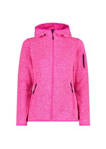 CMP Jacket Fix Hood Jacquard Knitted 3H19826 Fleecejacke Damen (Gr 40 |rosa)
