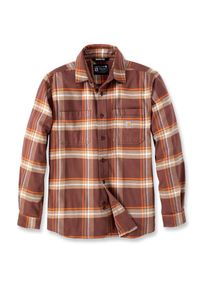 Carhartt Flannel L/S Plaid Shirt Hemd Herren (Gr XL |braun)