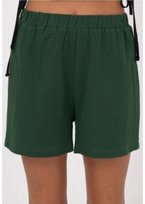 FRESHLIONS Damen Shorts "Zara", grün, sportlich, Gr. M, unifarben, 100% Baumwolle, Hosen, im einfarbigen Design