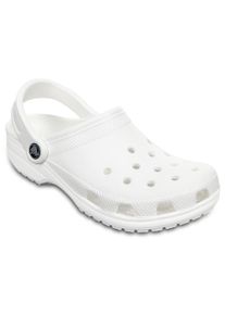 Crocs Herren Clog "Classic", Gr. 36, weiß, Croslite, sportlich, Schuhe, Sommerschuh, Gartenschuh, Poolslides, mit typischem Logo