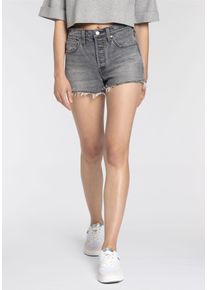 Levi's LEVI'S Damen Shorts "501 Original Short", schwarz, casual, Gr. 32, Denim/Jeans, Obermaterial: 99% Baumwolle, 1% Elasthan, Hosen, 501 Collection