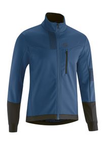 Gonso Herren Fahrradjacke "Valaff", blau, Gr. L, 100% Polyester, Jacken, Herren Softshell-Jacke, Windjacke atmungsaktiv und wasserabweisend