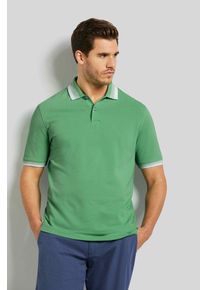 Bugatti Herren Poloshirt, grün, casual, Gr. M, 100% Baumwolle, Shirts, mit modernem Farbverlauf am Kragen