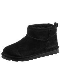 Bearpaw Damen Winterboots "SHORTY", Gr. 41, schwarz, Veloursleder, sportlich, Schuhe, Winterstiefel, Schlupfstiefel mit herausnehmbarer Innensohle