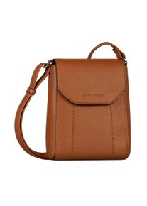 Tom Tailor Damen Umhängetasche "Ammi", braun, Polyurethan, Taschen, aus weich genarbtem Kunstleder mit feiner Logoprägung