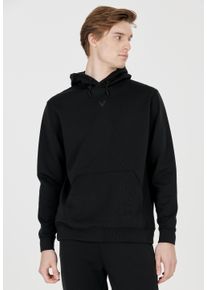 Virtus Herren Sweatshirt "Taro", schwarz, casual, Gr. L, unifarben, 78% Polyester, 17% Viskose, 5% Elasthan, Sweatshirts, mit kuscheliger,