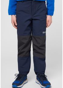 Jack Wolfskin Kinder Outdoorhose "RASCAL WINTER PANTS K", blau, Gr. 128, Obermaterial: 92% Polyamid, 8% Elastan; Kontrast: 100% Polyester; Futter: