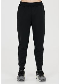 Virtus Herren Sweathose "Taro", schwarz, casual, Gr. XXL, unifarben, 78% Polyester, 17% Viskose, 5% Elasthan, Hosen, mit angenehmem Dehnbund