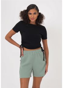 FRESHLIONS Damen Shorts "Zara", grün, sportlich, Gr. S, unifarben, 100% Baumwolle, Hosen, im einfarbigen Design