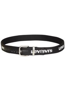 LEVI'S KIDS Baby Stoffgürtel "LAN LEVIS WEBBING BELT", schwarz, Basic, Gr. L, Web, Kunstfaser, Gürtel, UNISEX
