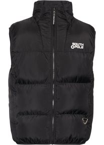 Southpole Herren Steppweste "Southpole Herren PM233-017-1 SP Bubble Vest 1.0", schwarz, Gr. L, 100% Polyester, Westen