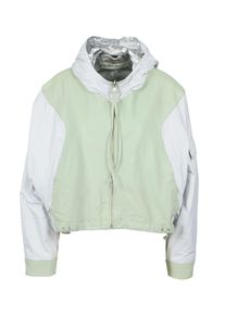 Freaky Nation Damen Lederjacke "My Space-FN", grün, Gr. M, Oberstoff: 50% Leder, 50% Polyamid, Jacken