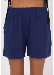FRESHLIONS Damen Shorts "Zara", blau, sportlich, Gr. S, unifarben, 100% Baumwolle, Hosen, im einfarbigen Design