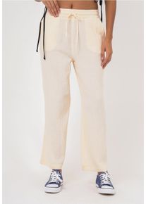 FRESHLIONS Damen 7/8-Hose "Mila", beige, casual, Gr. XL, unifarben, 100% Baumwolle, Hosen, im klassischen Design
