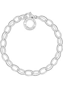 Thomas Sabo Damen Charm-Armband "Classic Groß, X0032-001-12-M,L", 18, Silber 925 (Sterlingsilber), silber, Silber 925 (Sterlingsilber), Armbänder